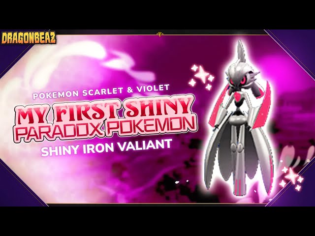 Pokemon Scarlet and Violet IRON VALIANT Shiny 6IV Paradox / 