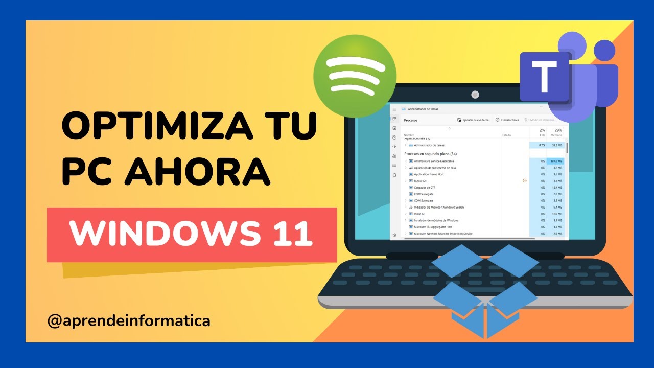 🟡Como DESACTIVAR APLICACIONES en SEGUNDO PLANO WINDOWS 11