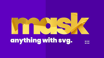 SVG Clip Masking Video is Awesome | Tutorial