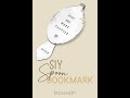 ImpressArt Stamp It Yourself DIY Spoon Bookmark - Hand Stamping Craft