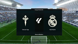 Celta Vigo vs Real Madrid | Estadio Balaídos | 2023-24 La Liga | PES 2021