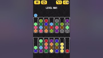 【Ball Sort Puzzle】Level.1981