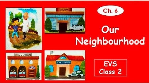 Our Neighbourhood | EVS Class 2 | Ch. 6 | Neighbourhood Landmarks | Emergency Neighbourhood Places