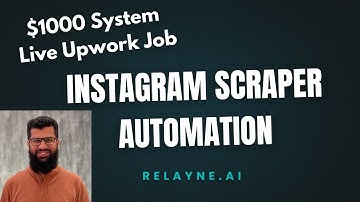 Live Upwork Job: Watch me build an Instagram Reel Scraper Automation