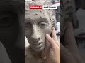 Punch Hard Clay Statue 😲 #shorts #statue #reelschallenge