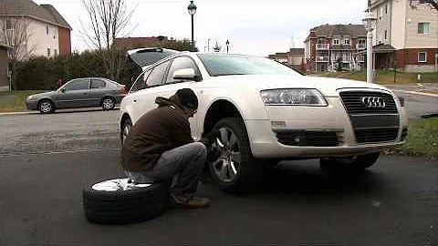 Changer une roue sur votre Audi A4