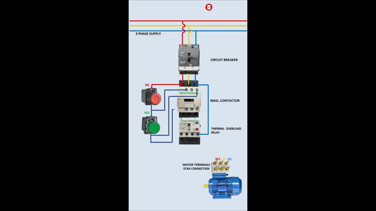 Three Phase Motor Control Wiring Trade Electrician Shorts