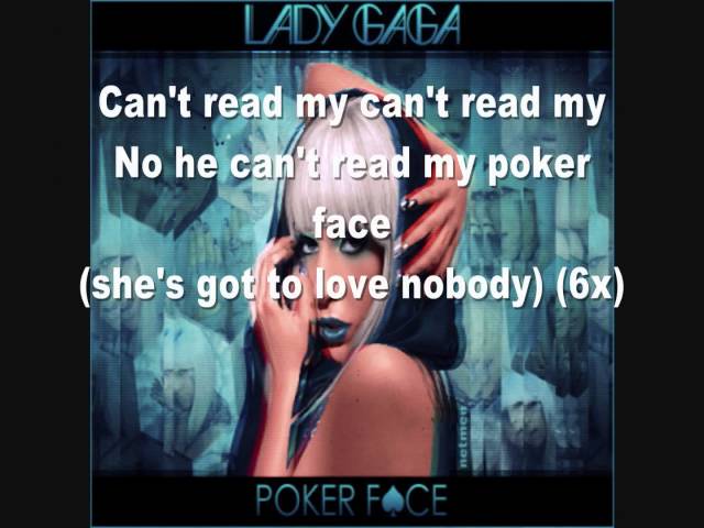 Lady Gaga Poker Face Lyrics (HD in Fullscreen) class=