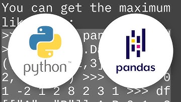 Find the max of two or more columns with pandas