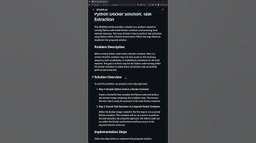 🎥🚀 Introducing a Python Docker Task Extraction Solution for DevOps! 🐍🐳 #shorts