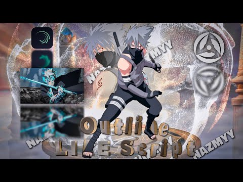 Tutorial Outline effect like @ScriptAmv amv - alight motion