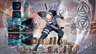 Tutorial Outline effect like @ScriptAmv amv - alight motion