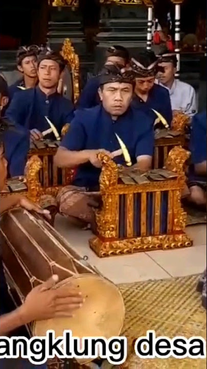 tabuh sisir angklung desa adat abang