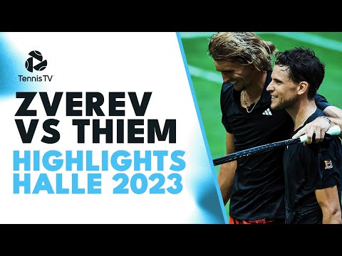 Alexander Zverev vs Dominic Thiem Highlights 