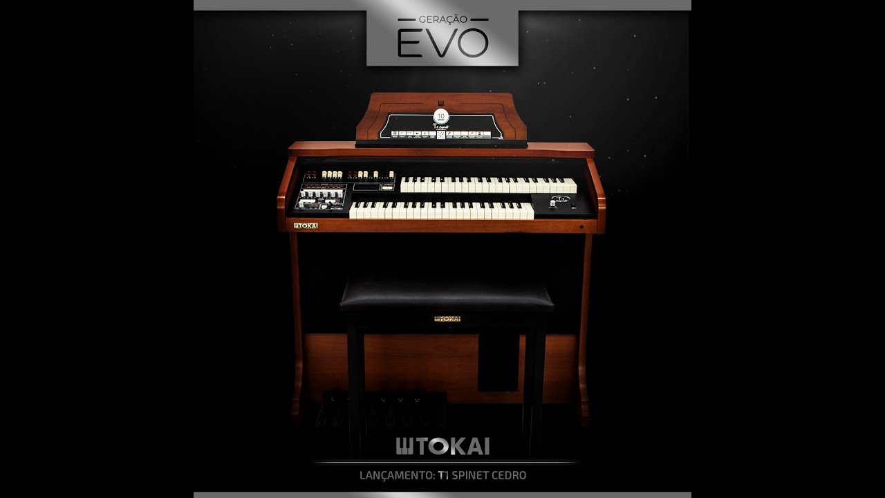 Órgão Eletrônico TOKAI T1 Spinet Cedro - Inovação e Qualidade