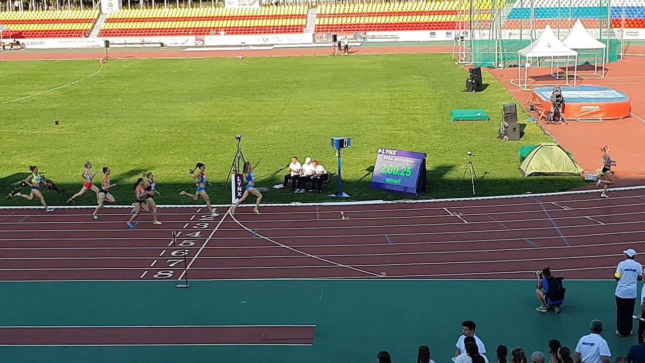 800 м, женщины (финал). АЛЕКСАНДРА ГУЛЯЕВА - 2.00,24!!! 100 ЧЕМПИОНАТ РОССИИ, Чебоксары 2019.