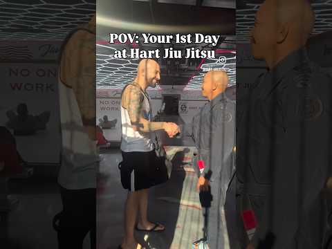 First Day at Hart Jiu Jitsu #bjj #jiujitsu #dayone
