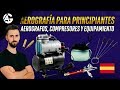 🇪🇸AEROGRAFIA PARA PRINCIPIANTES: AEROGRAFOS,COMPRESORES Y EQUIPAMIENTO - Angel GiraldeZ