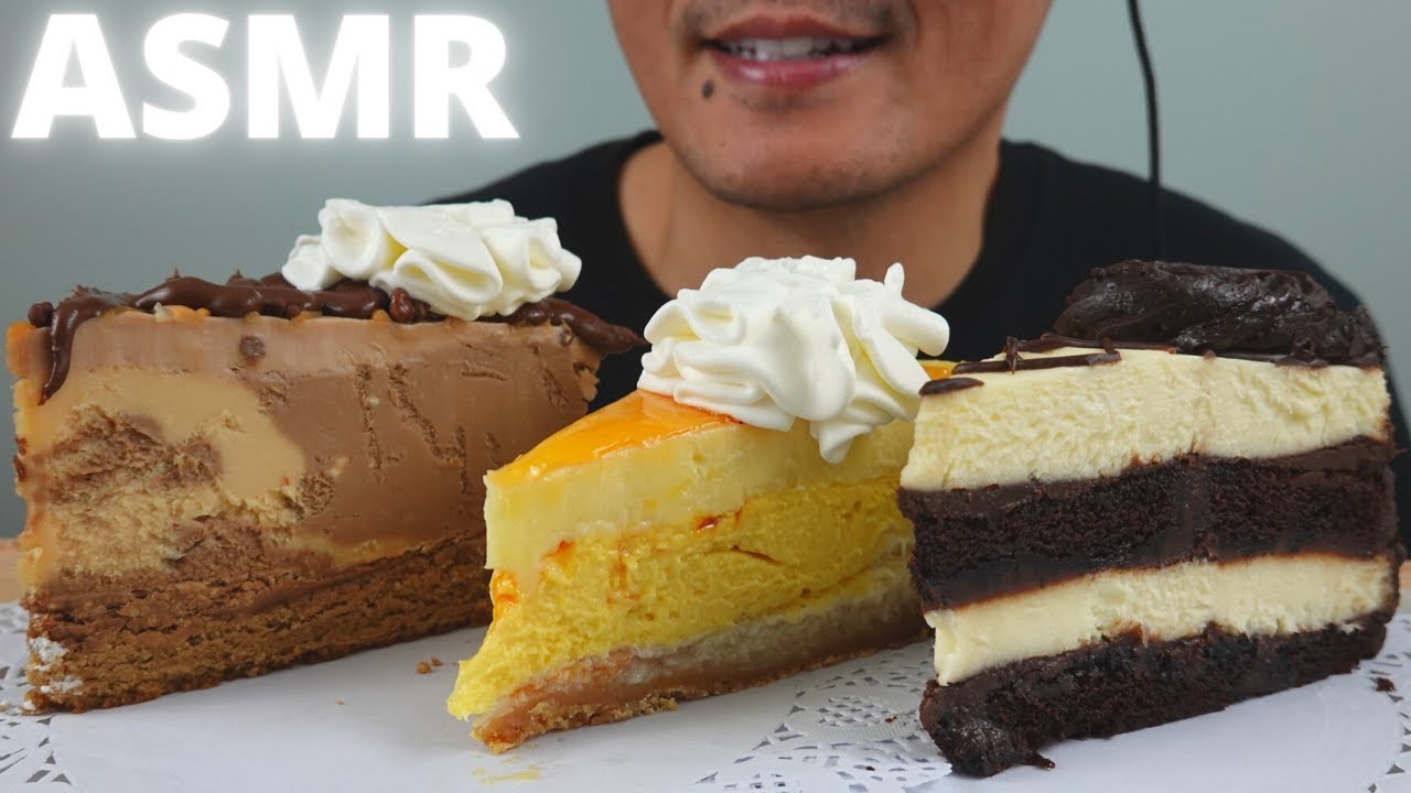 ASMR | Cheesecake Factory Cheesecakes | The Hangry Mole Eating Show