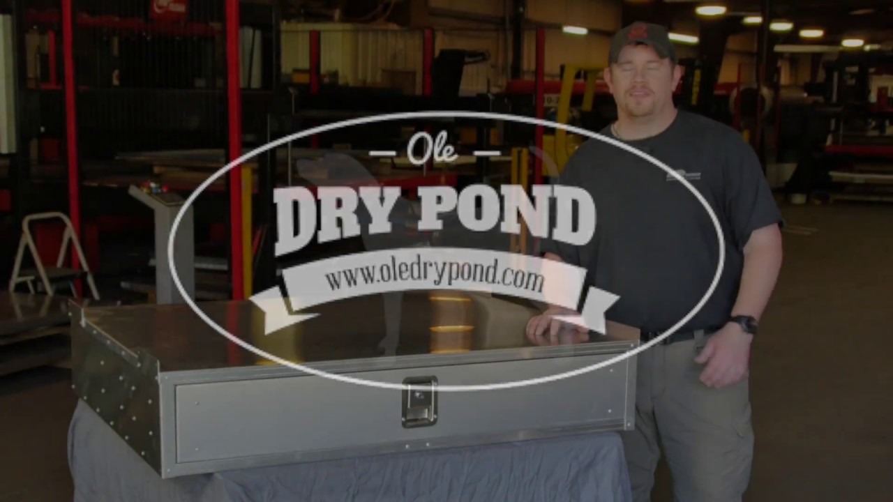 Ole Dry Pond Storage Drawers YouTube
