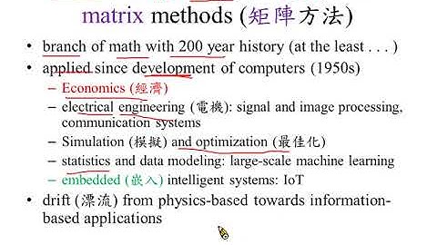許志華線性代數 1-1 課程介紹