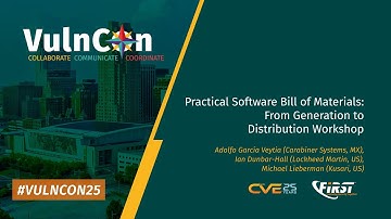 Practical Software Bill of Materials: From Generation to Distribution Workshop