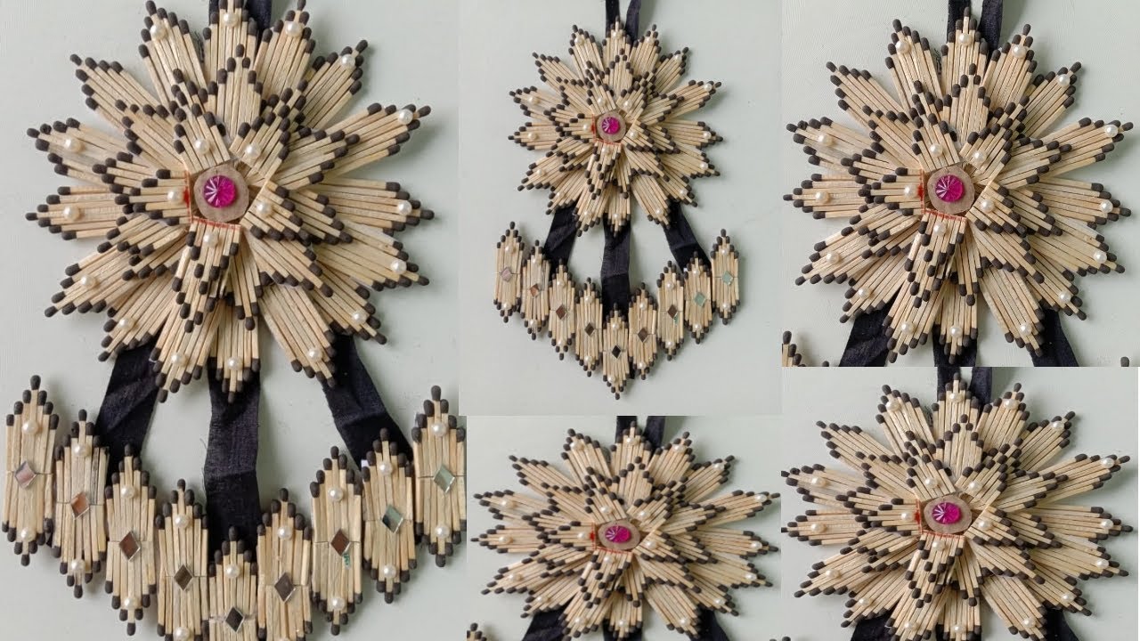 Matchis Pattern how to make matchis tili dizain/ matchis tili art. - YouTube
