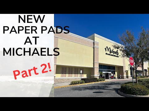 New Paper Pads at Michaels: Plus a Surprising Find at Joanns!!