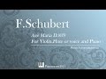 Fschubert  ave maria d839  violin flute or voice and piano  piano accompaniment