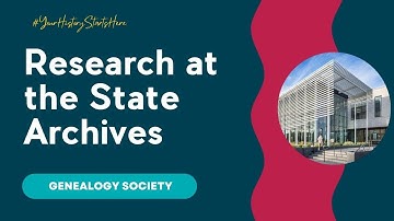 Research at the New Pennsylvania State Archives Building - Aaron McWilliams.  SCPGS 4-7-2024