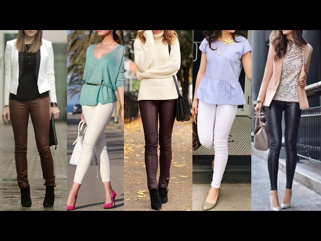 COMO VERSE MODERNA ELEGANTE Y FINA CON LEGGINS /COMO USAR LEGGINS