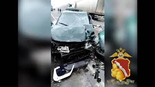 5 человек погибли в столкновении Peugeot Boxer, Mercedes и ВАЗ-2110 в Воронежской области