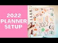 2022 PLANNER SETUP | Setting up my frankenplanner for 2022 | Happy Planner Classic