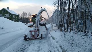 Snow removal in Tromsø, Norway 20192020