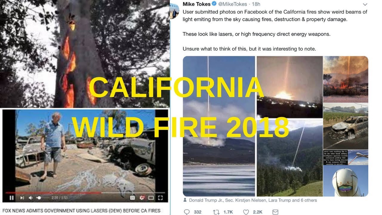 California WildFire, laser evidence! YouTube