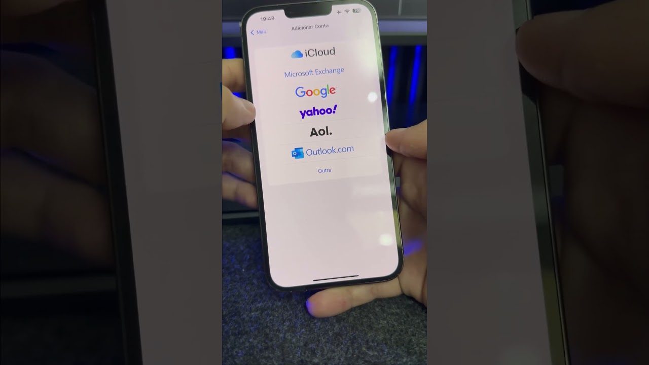 Como adicionar um E-mail no iPhone | Apple | iOS