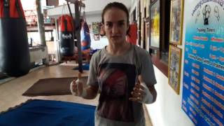 Sylvie's Tips  -  Improve Your Muay Thai Elbows Using the Wall