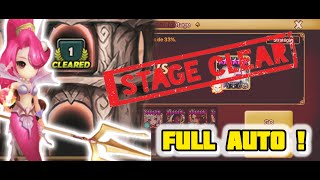 Challenge Of Ascension - Stage 1F -Tower Of Fire  - Summoners War - FULL AUTO ! Tour du feux !