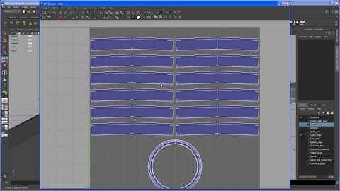 Modeling tutorial in Maya - ROLEX DAYTONA watch - Part 43: UV layout 03