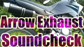 Arrow 4 Stroke Exhaust Soundcheck [MZ 125] GO PRO