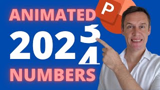 Scrolling numbers animation in PowerPoint screenshot 4