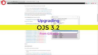 Upgrade to OJS 3.2 Fatal Error Upgrade to OJS 3.2 Fatal Error