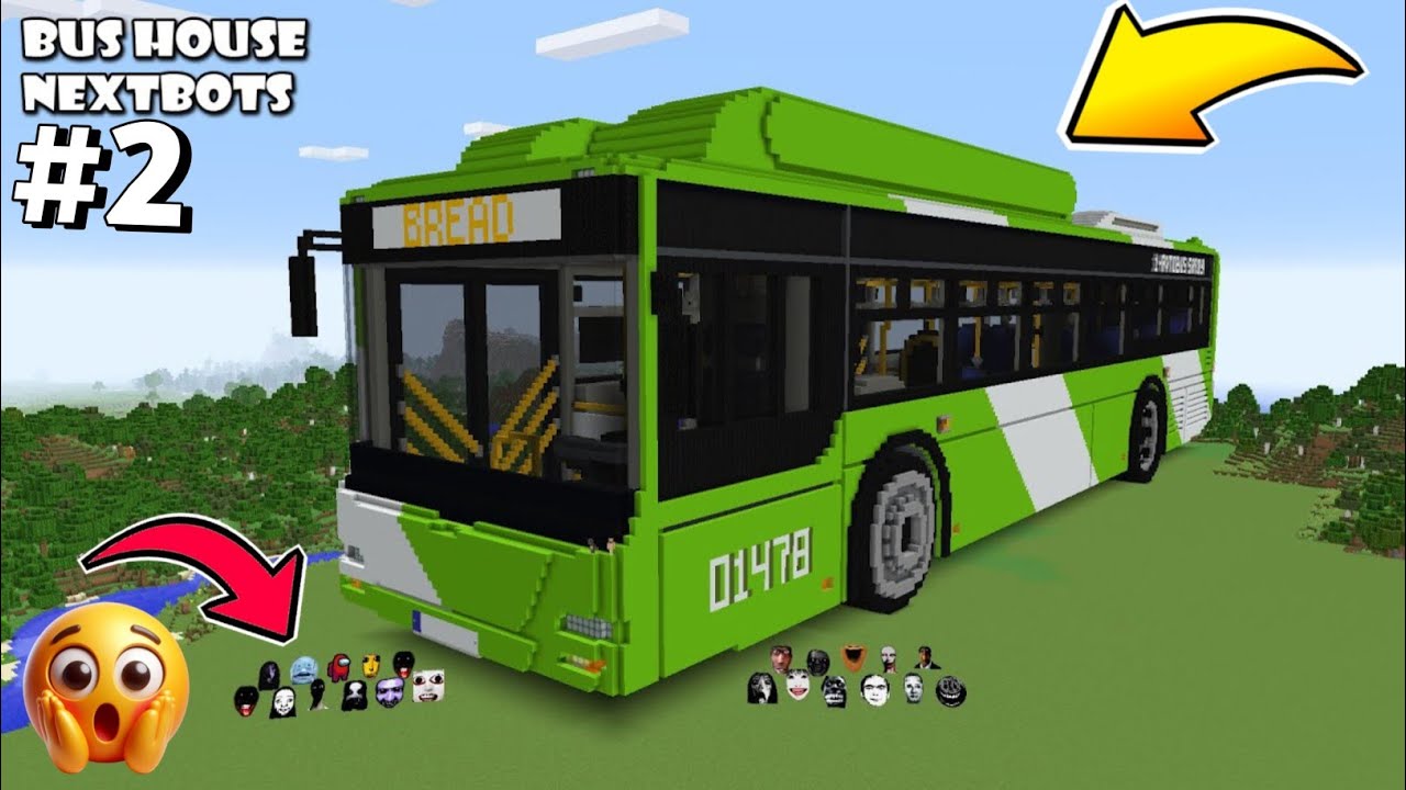 I FOUND GIANT BUS IN MINECRAFT 😱& Trapped Me in a Water Maze - Minecraft Horror play - Coffin meme