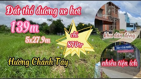 ❤️ Đất Cần Giuộc Giá Rẻ. Bán 139m đất thổ đường xe hơi 5x27.8m giá kinh doanh.