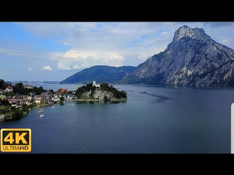 Traunsee - Traunstein  Gmunden Austria 4k