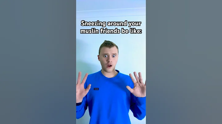 Sneezing around your Muslim friends be like 😭 #shorts #humor #funny #comedy #memes #jokes ￼