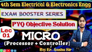 Micro (Processor + Controller) PYQ || 4th Semester || Exam Booster || Electrical & Electronics Engg