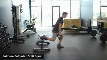 Suitcase Bulgarian Split Squat