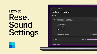How To Reset Windows Sound Settings - Tutorial
