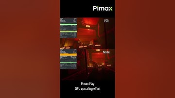 Pimax Play GPU Upscaling effect: